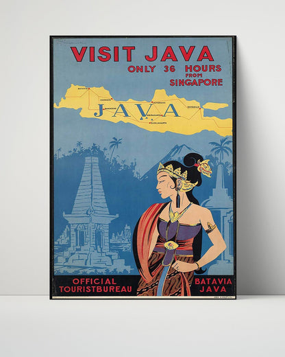 Classic Travel Unframed Poster -  Java - Batavia