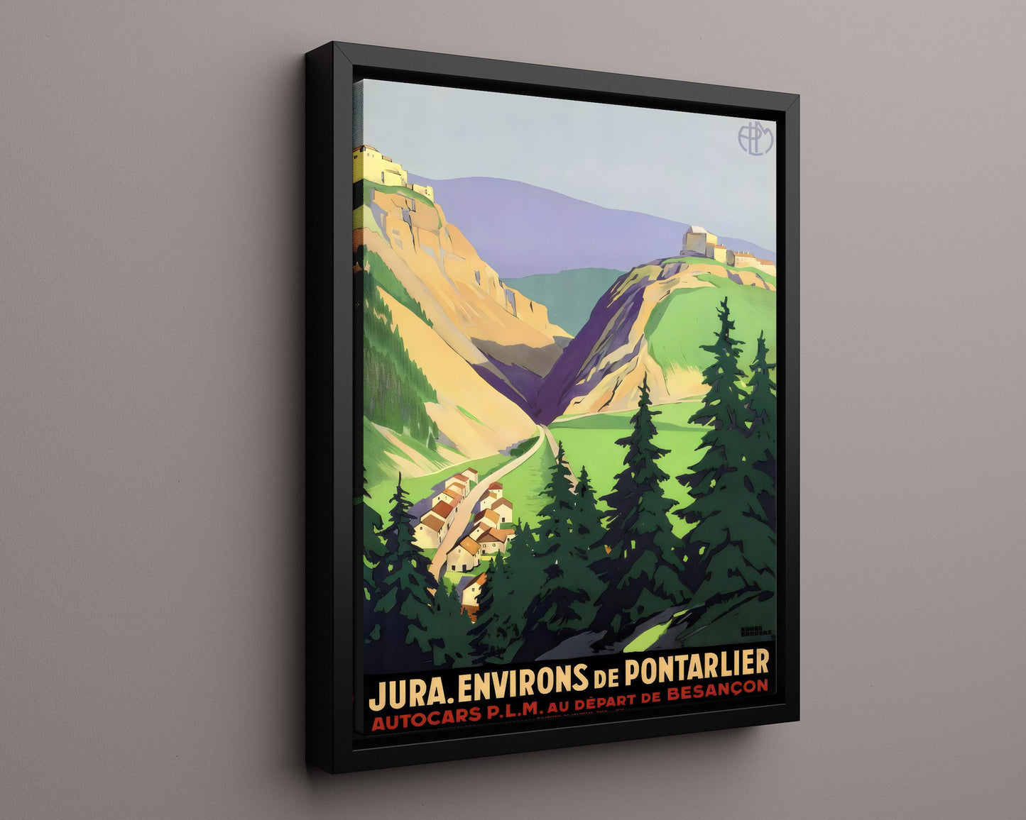 Classic Travel Poster - Jura - Pontarlier