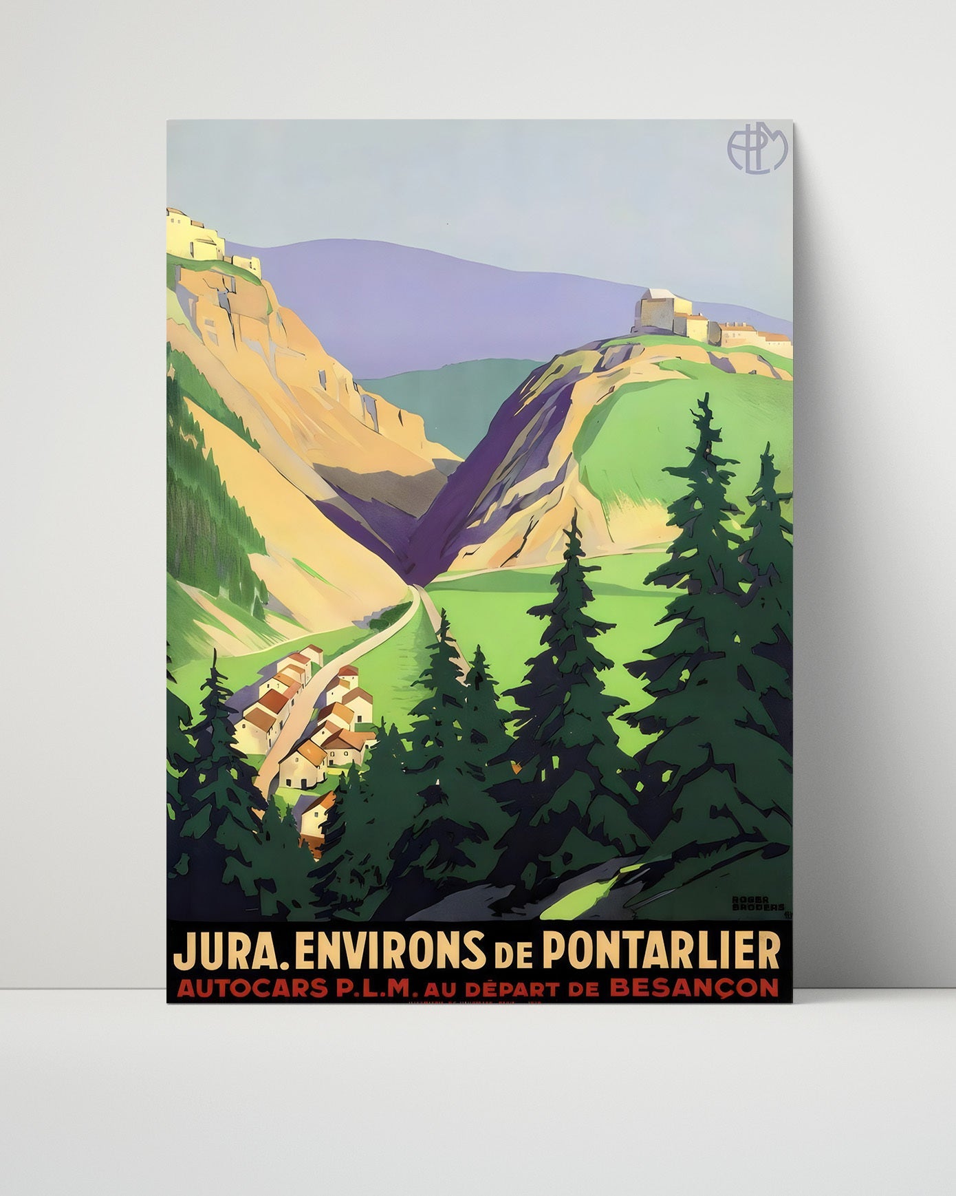 Classic Travel Poster - Jura - Pontarlier