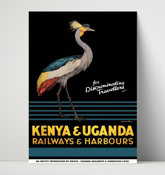 Kenya and Uganda Railways - Travel - 16x20 Unframed Print