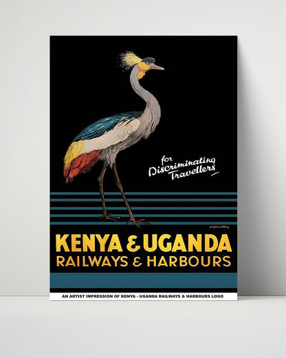 Classic Travel Unframed Poster -  Kenya and Uganda - Railways
