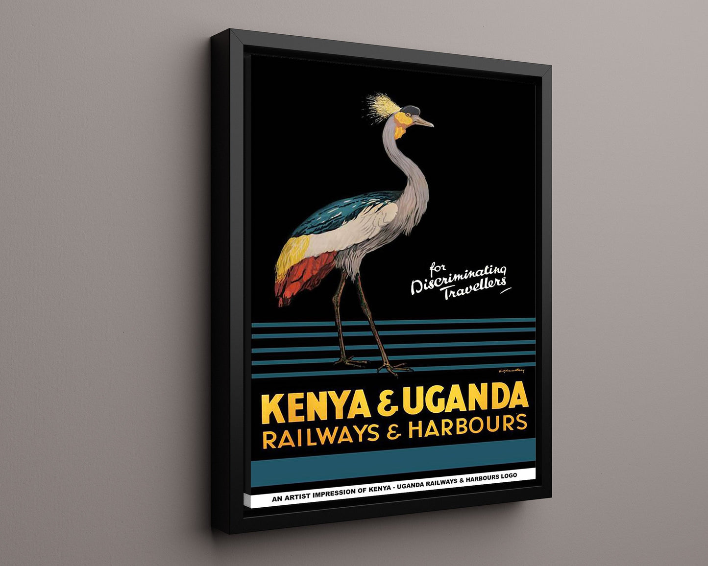 Classic Travel Poster - Kenya and Uganda - Railways