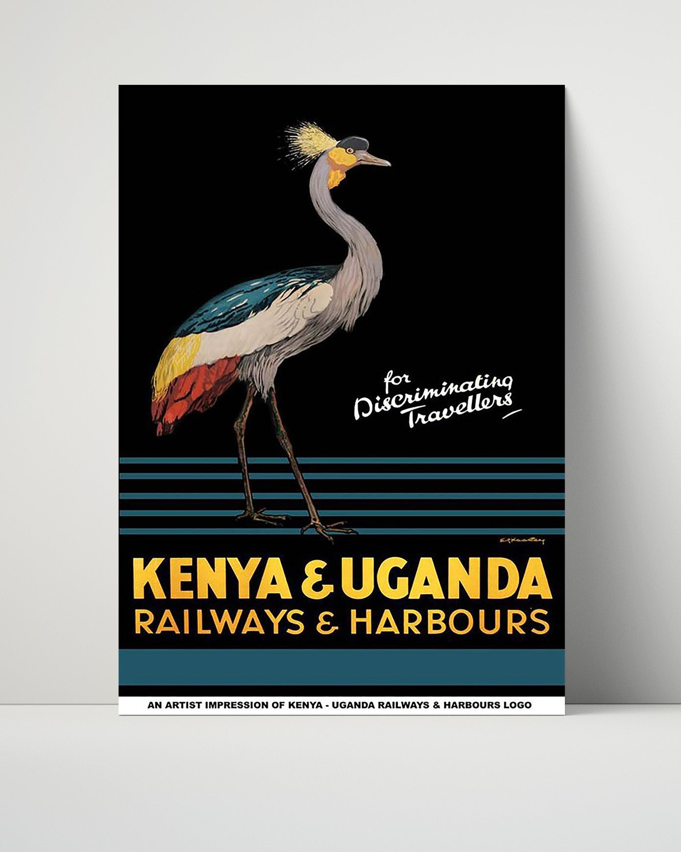 Classic Travel Poster - Kenya and Uganda - Railways