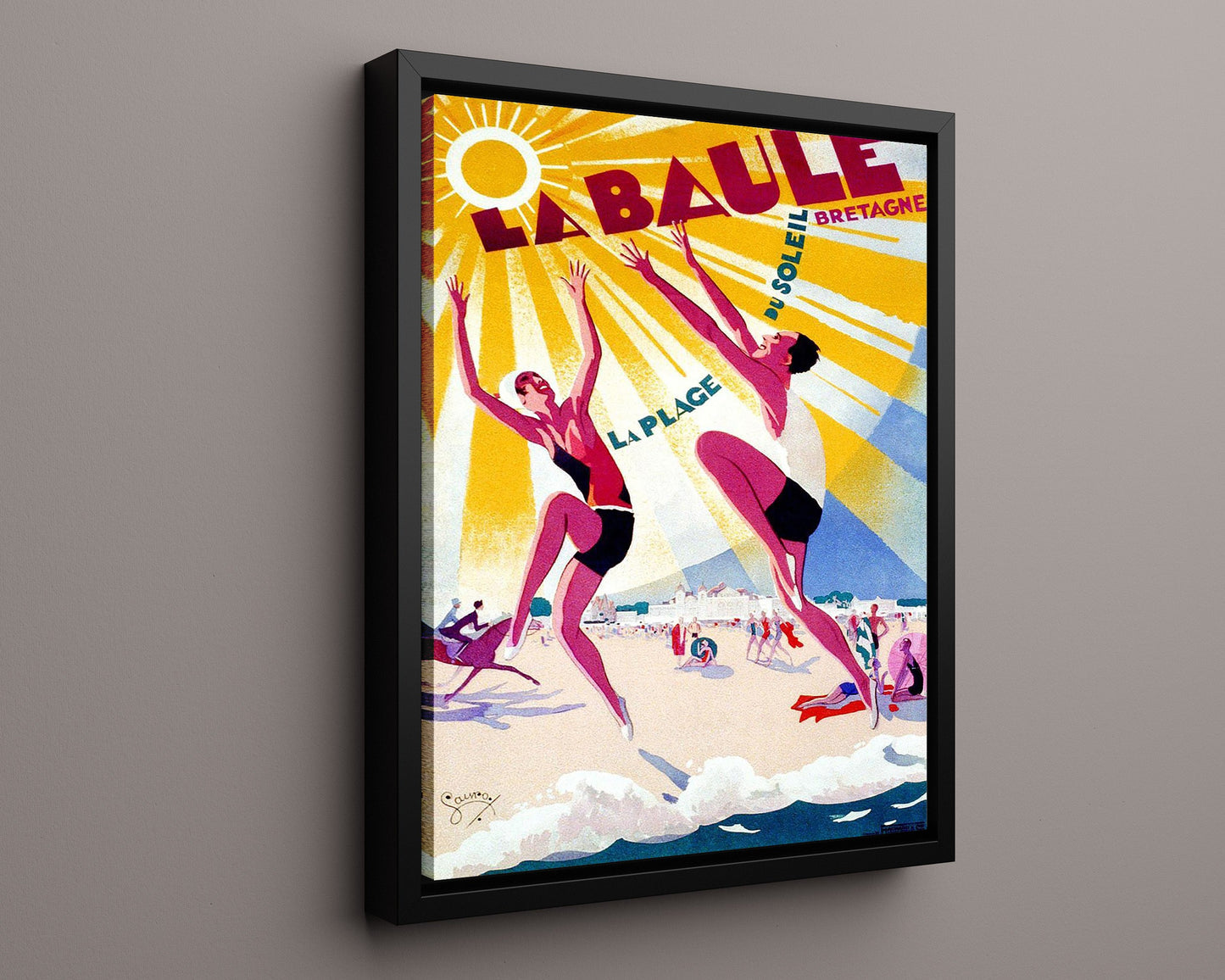 Classic Travel Poster - La Baule - Bretagne