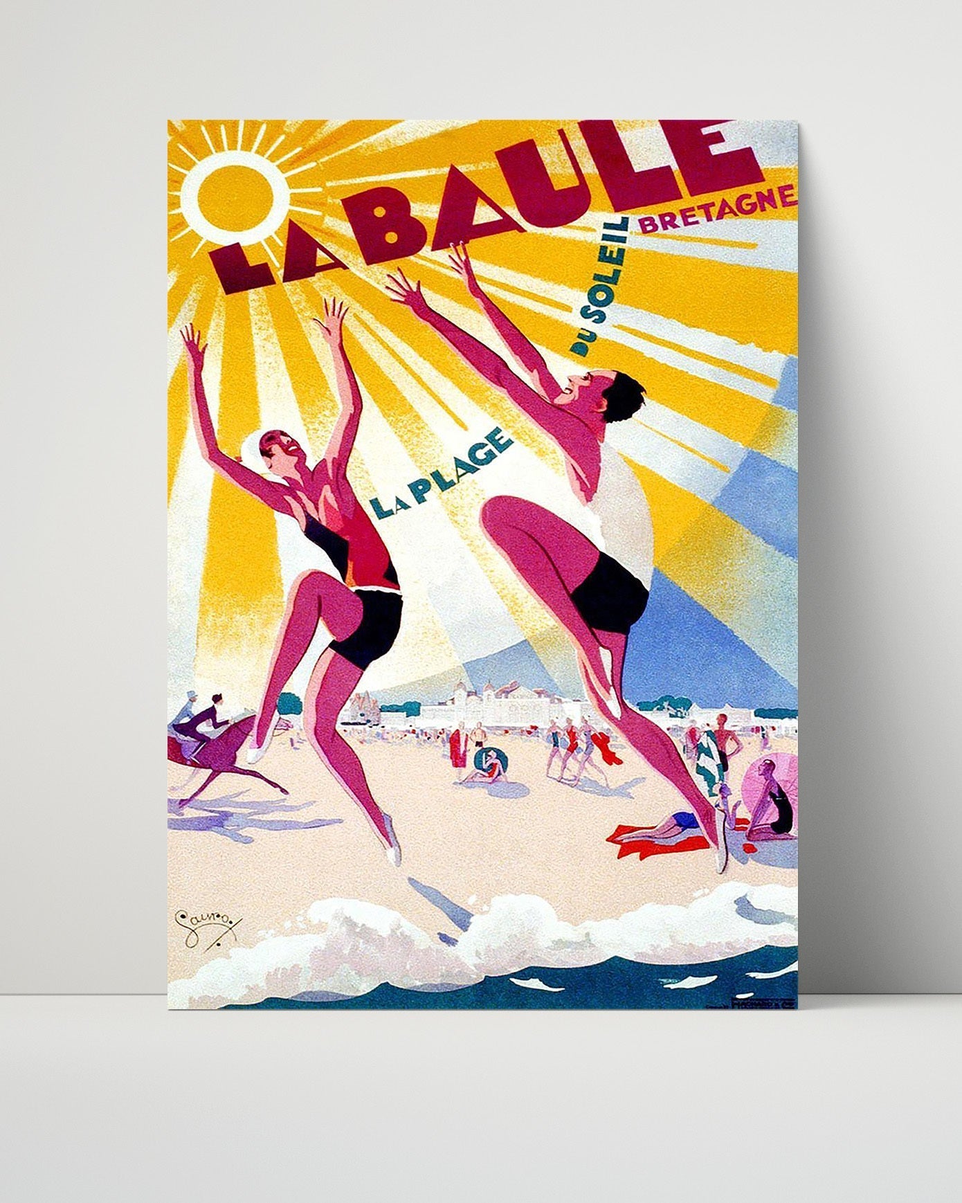 Classic Travel Unframed Poster -  La Baule - Bretagne