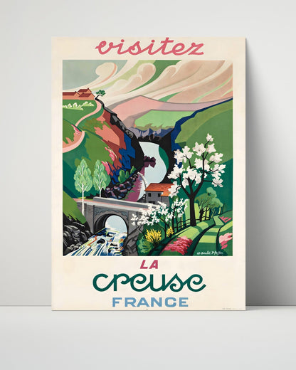 Classic Travel Unframed Poster -  La Creuse - France