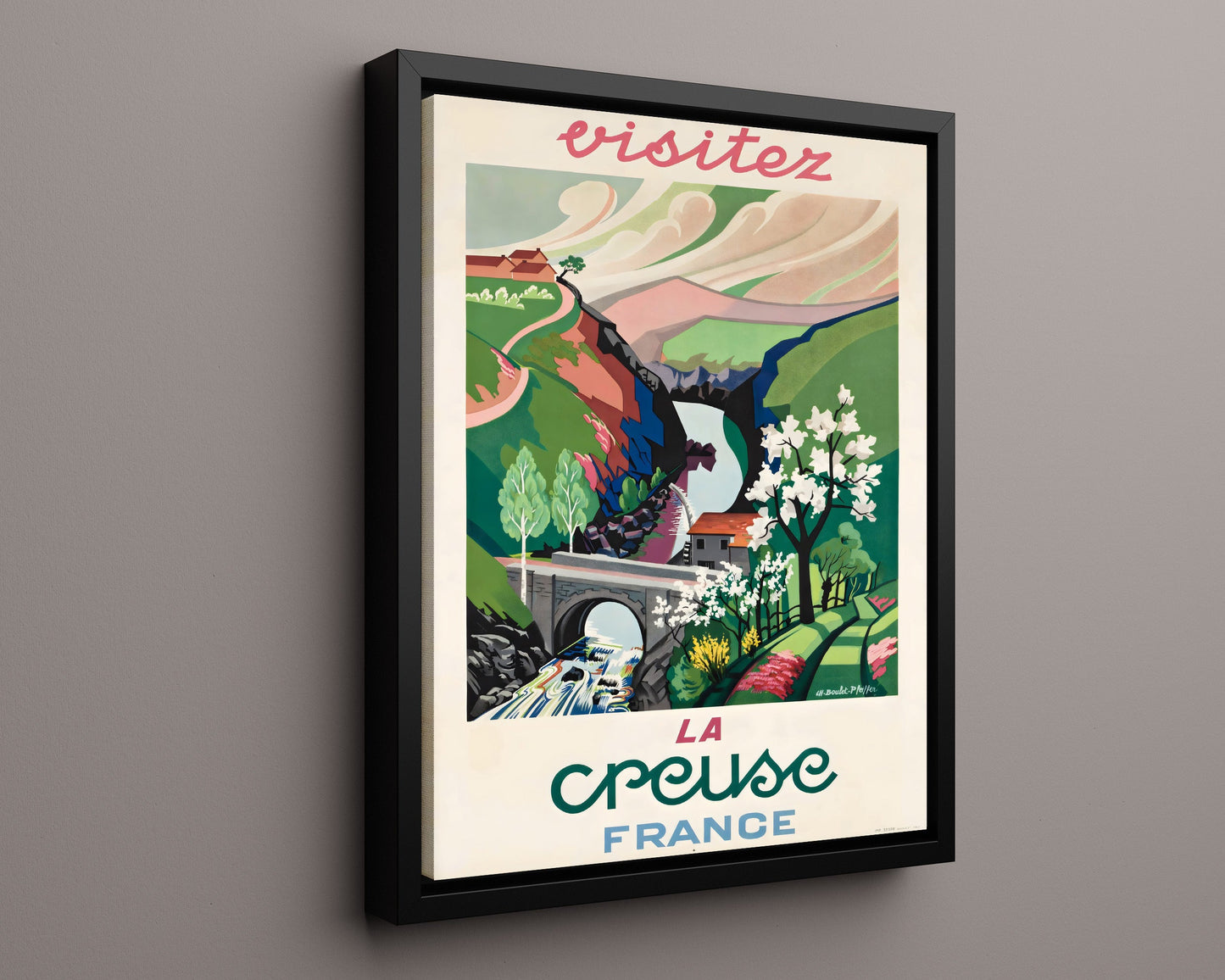 Classic Travel Poster - La Creuse - France
