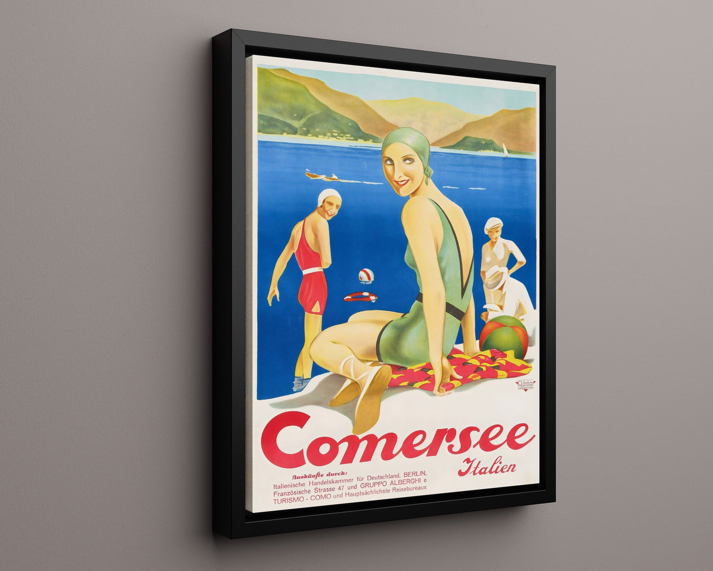 Classic Travel Poster - Lake Como - Italia