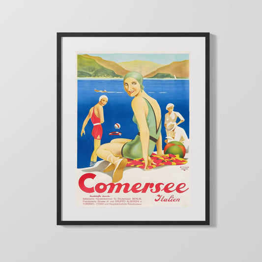 Classic Travel Poster - Lake Como - Italia