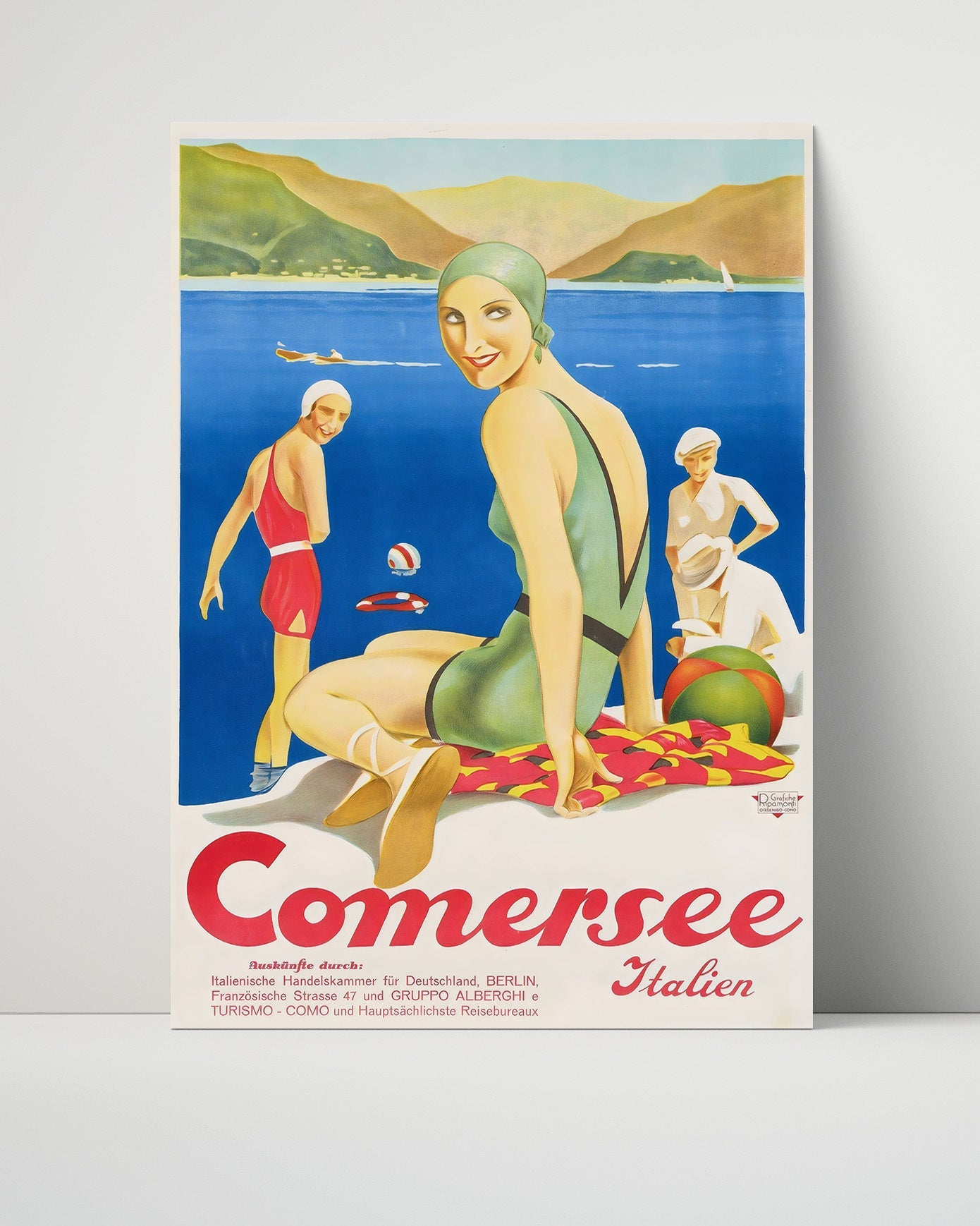 Classic Travel Poster - Lake Como - Italia