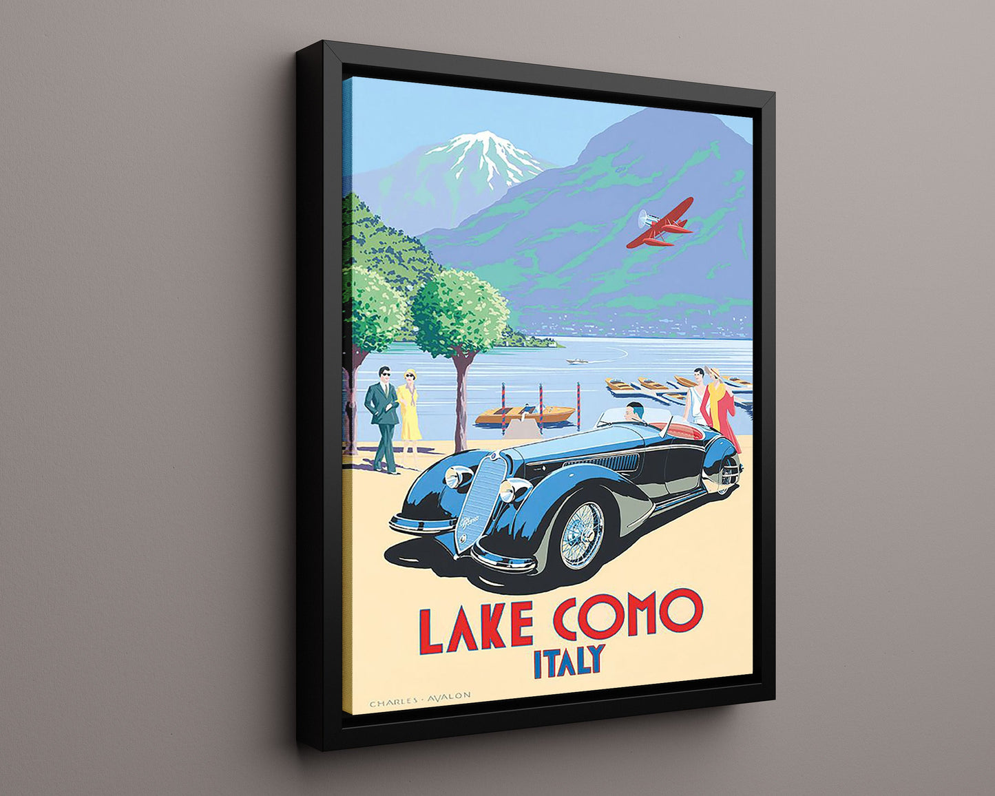 Classic Travel Poster - Lake Como - Italy