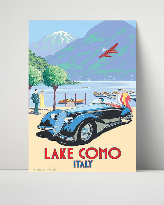 Classic Travel Unframed Poster -  Lake Como - Italy