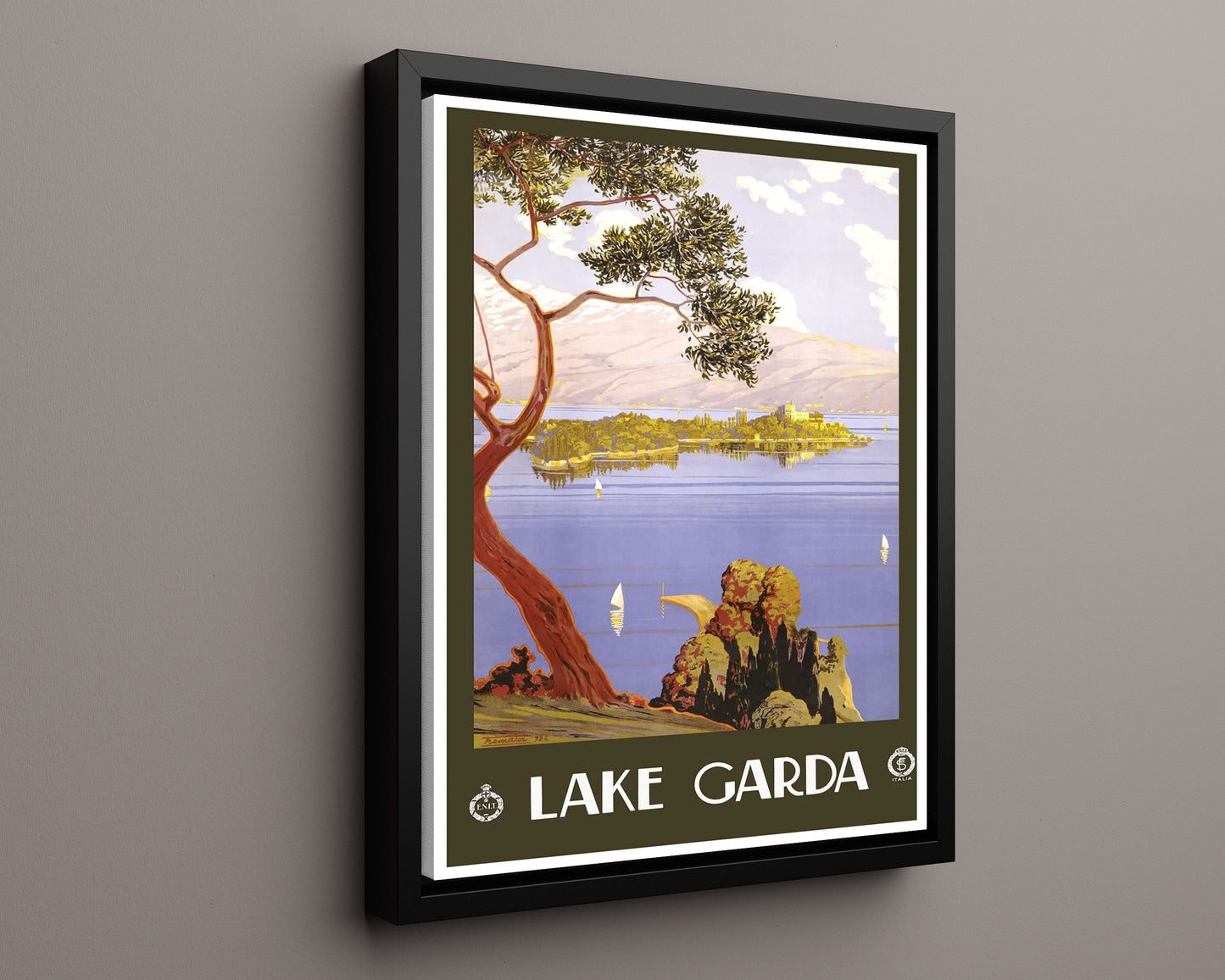 Classic Travel Poster - Lake Garda - Italia