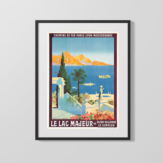 Classic Travel Poster - Lake Maggiore - Italian Lakes