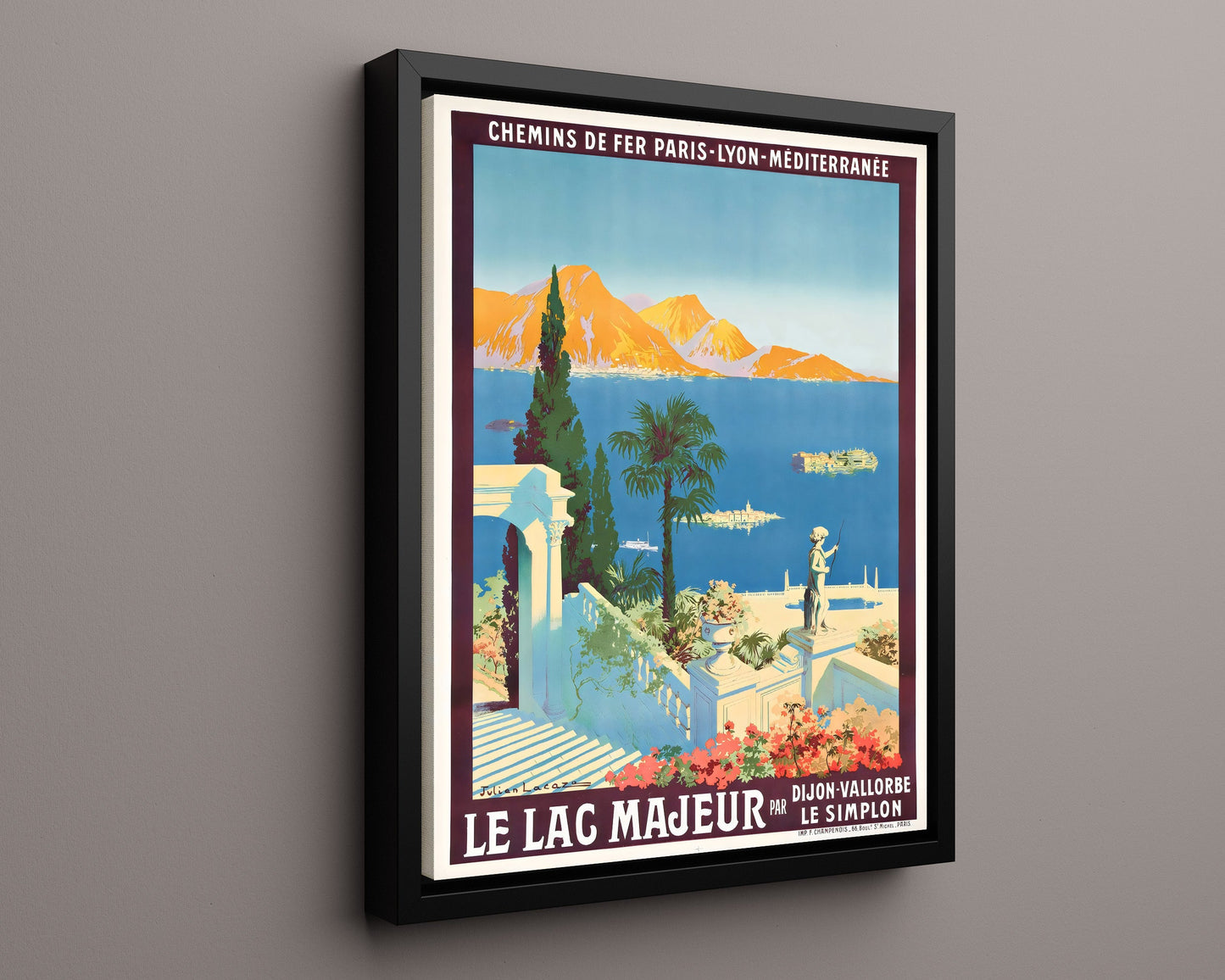 Classic Travel Poster - Lake Maggiore - Italian Lakes