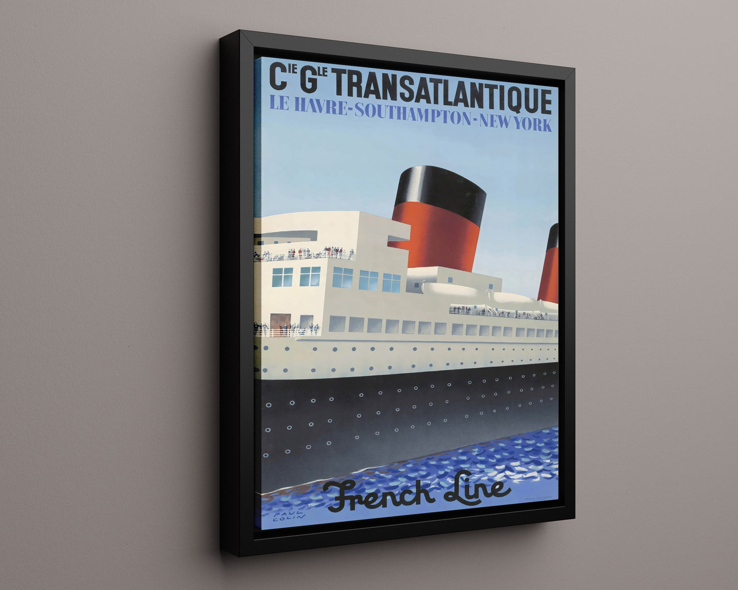 Classic Travel Poster - Le Havre - Transatlantique