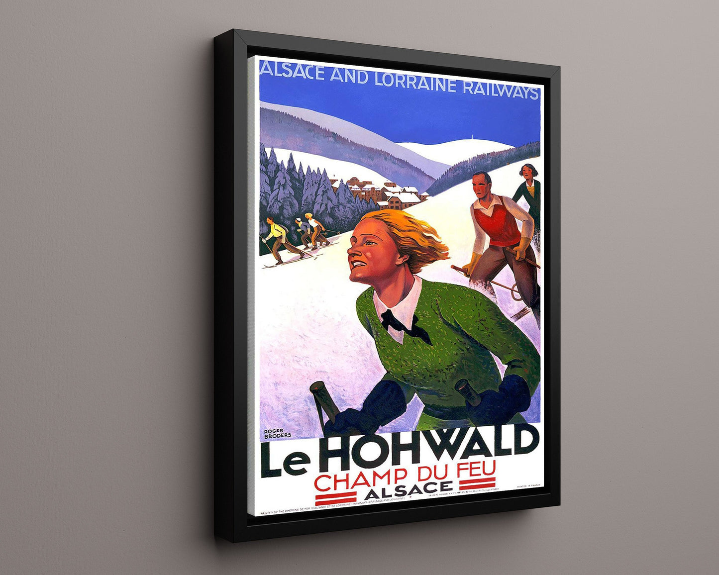 Classic Travel Poster - Le Hohwald - Alsace