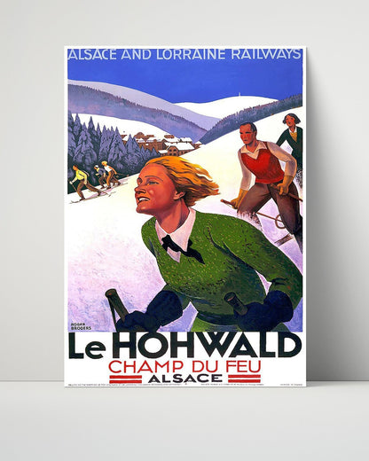 Classic Travel Unframed Poster -  Le Hohwald - Alsace