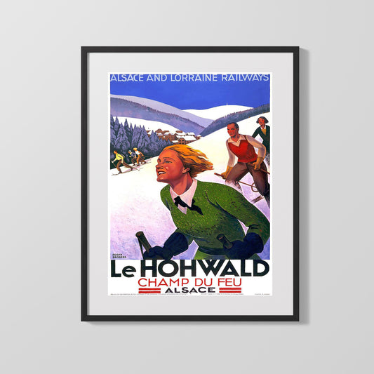 Classic Travel Poster - Le Hohwald - Alsace