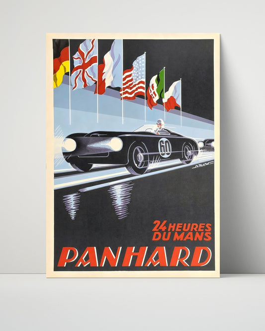 Classic Travel Unframed Poster -  Le Mans - Panhard 24 Heures