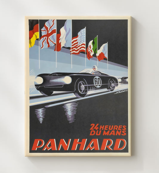 Le Mans Panhard 24 Heures - Travel - 20x24 Canvas