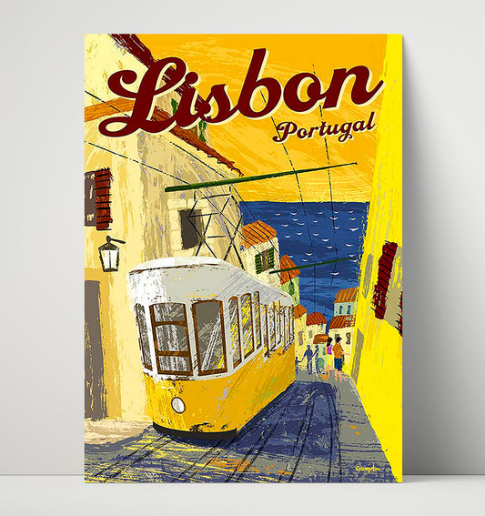 Lisbon Portugal - Travel - 16x20 Unframed Print