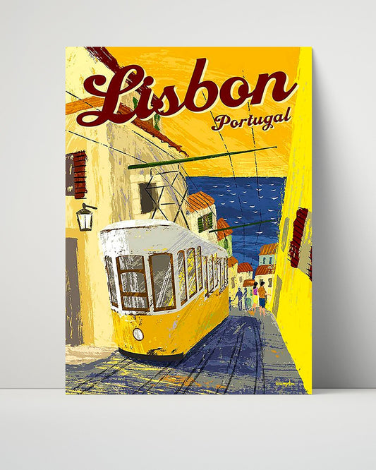 Classic Travel Unframed Poster -  Lisbon - Portugal