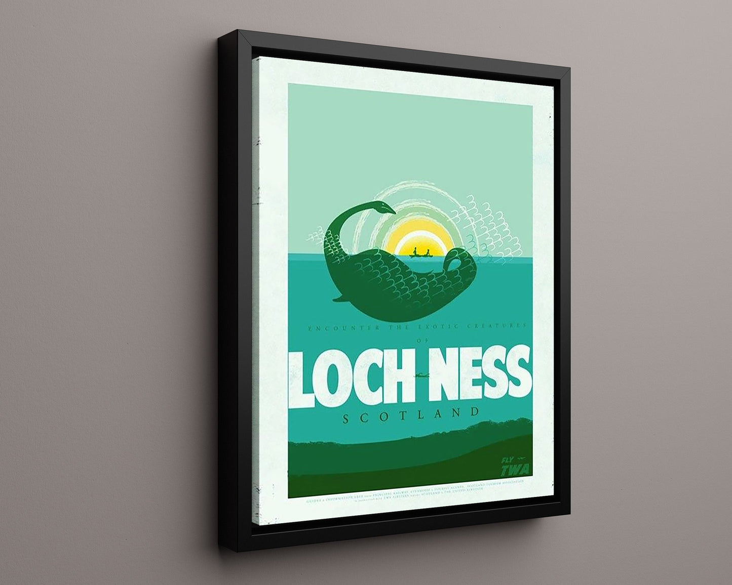 Classic Travel Poster - Loch Ness - Scotland