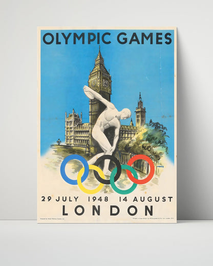 Classic Travel Unframed Poster -  London - 1948 Olympics