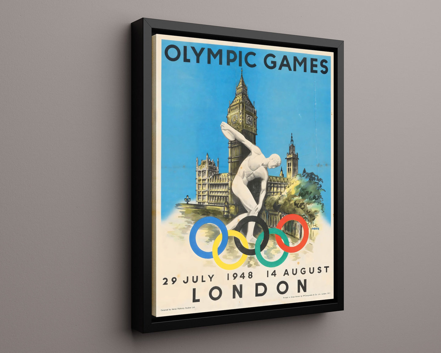 Classic Travel Poster - London - 1948 Olympics