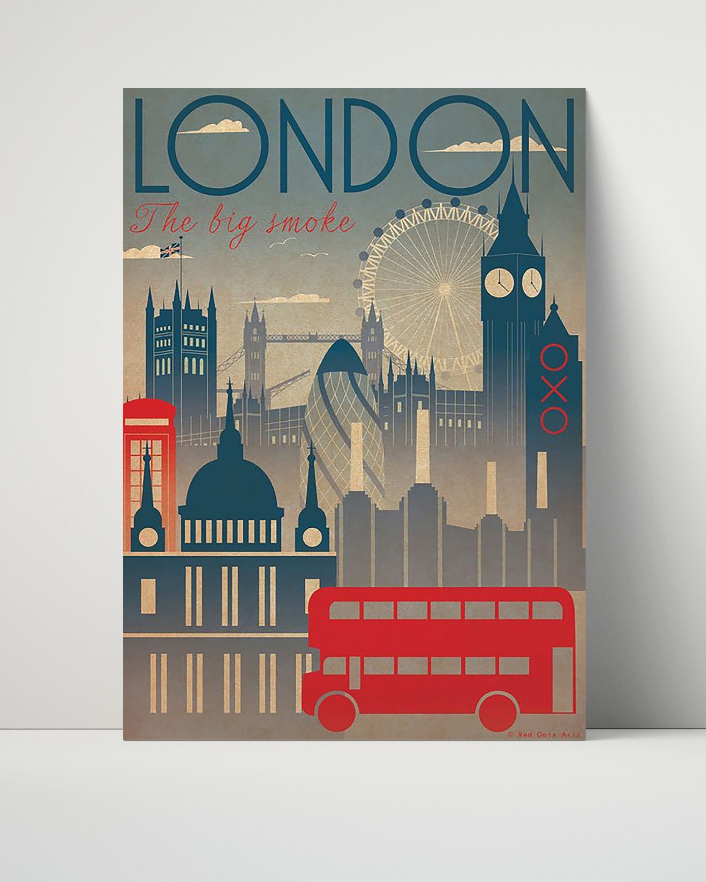 Classic Travel Poster - London - Big Smoke
