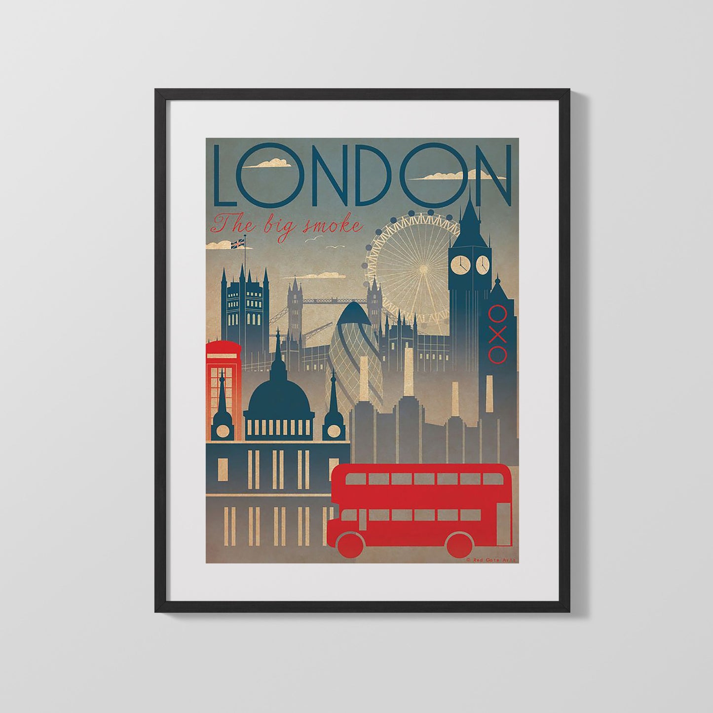 Classic Travel Poster - London - Big Smoke