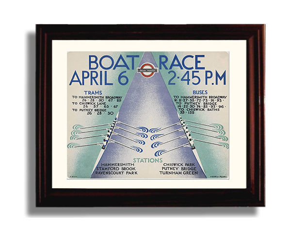 Classic Travel Poster - London - Boat Race 2