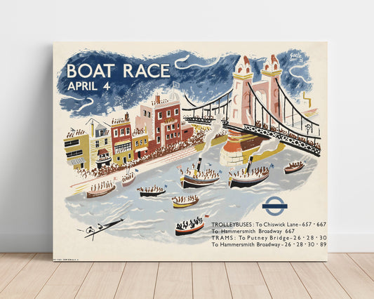 London Boat Race 3 - Travel - 16x20 Unframed Print