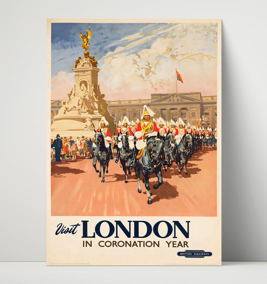 London Coronation Year - Travel - 16x20 Unframed Print
