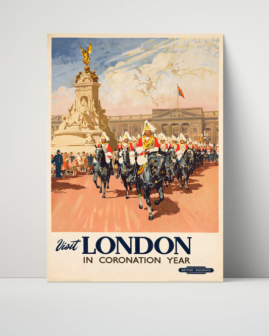 Classic Travel Unframed Poster -  London - Coronation Year