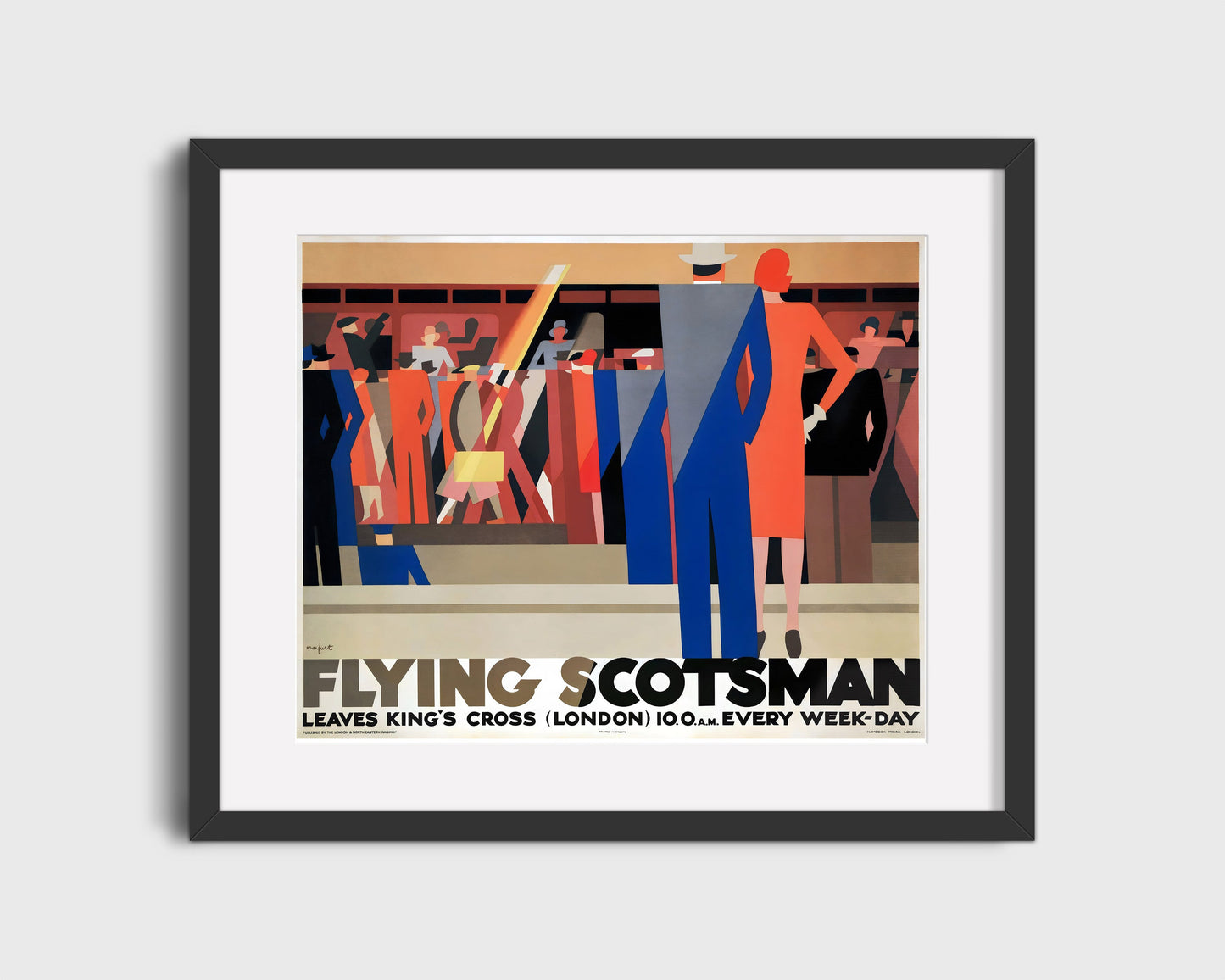 Classic Travel Poster - London - Fly the Tube