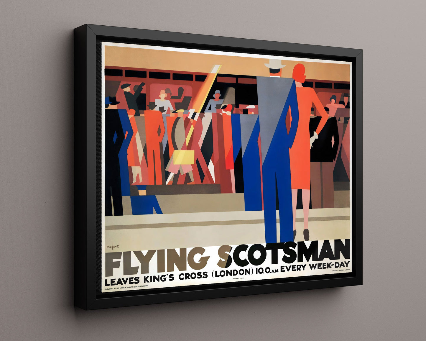 Classic Travel Poster - London - Fly the Tube