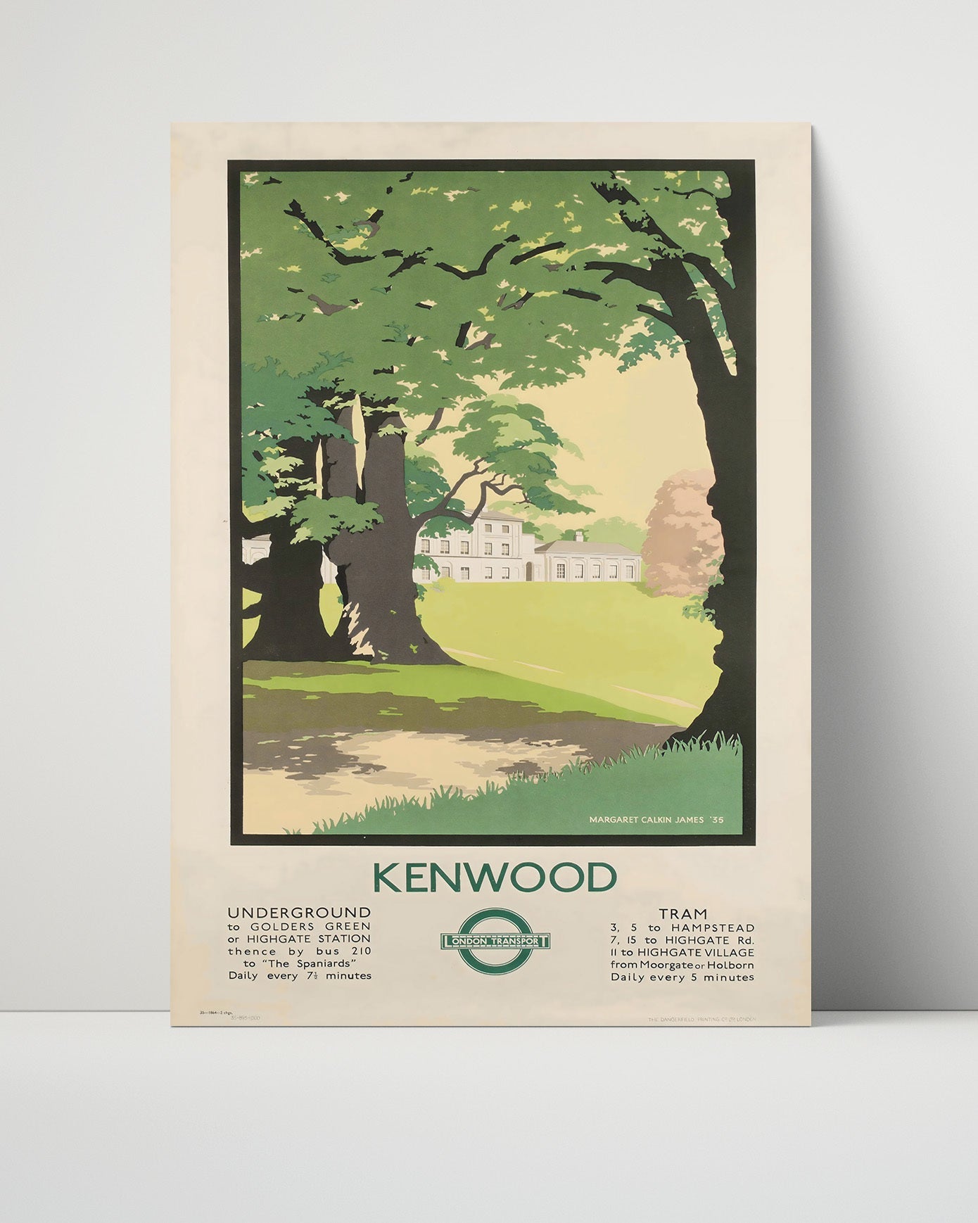Classic Travel Poster - London - Kenwood Park