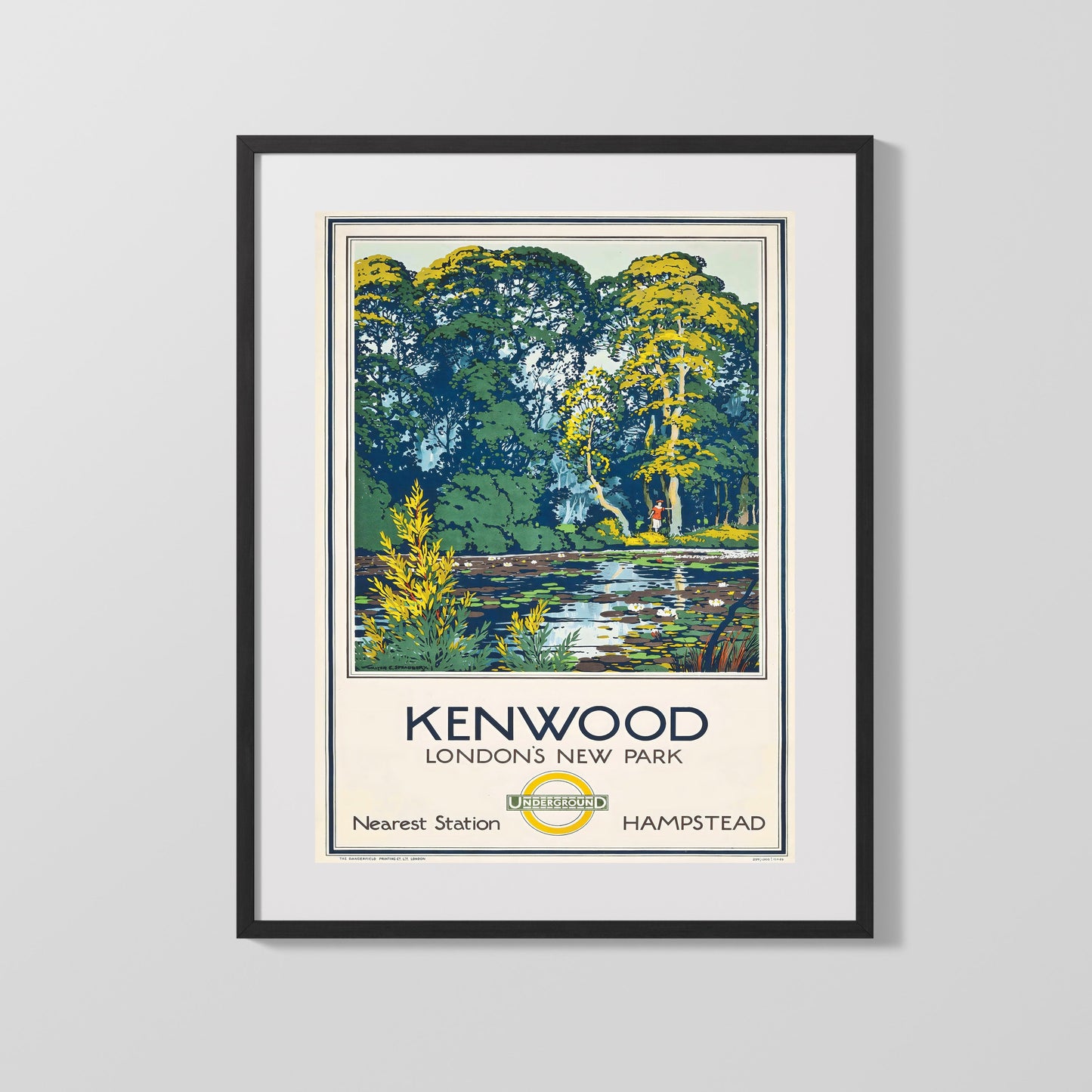 Classic Travel Poster - London - Kenwood