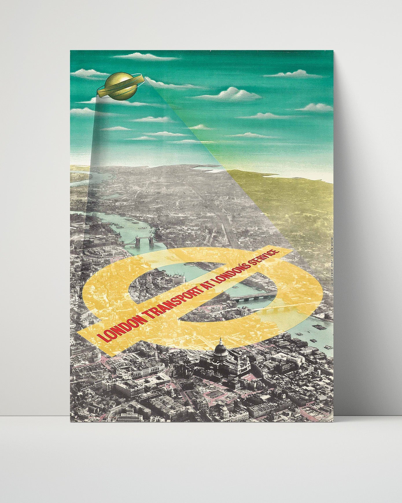 Classic Travel Poster - London - Telephone Romance