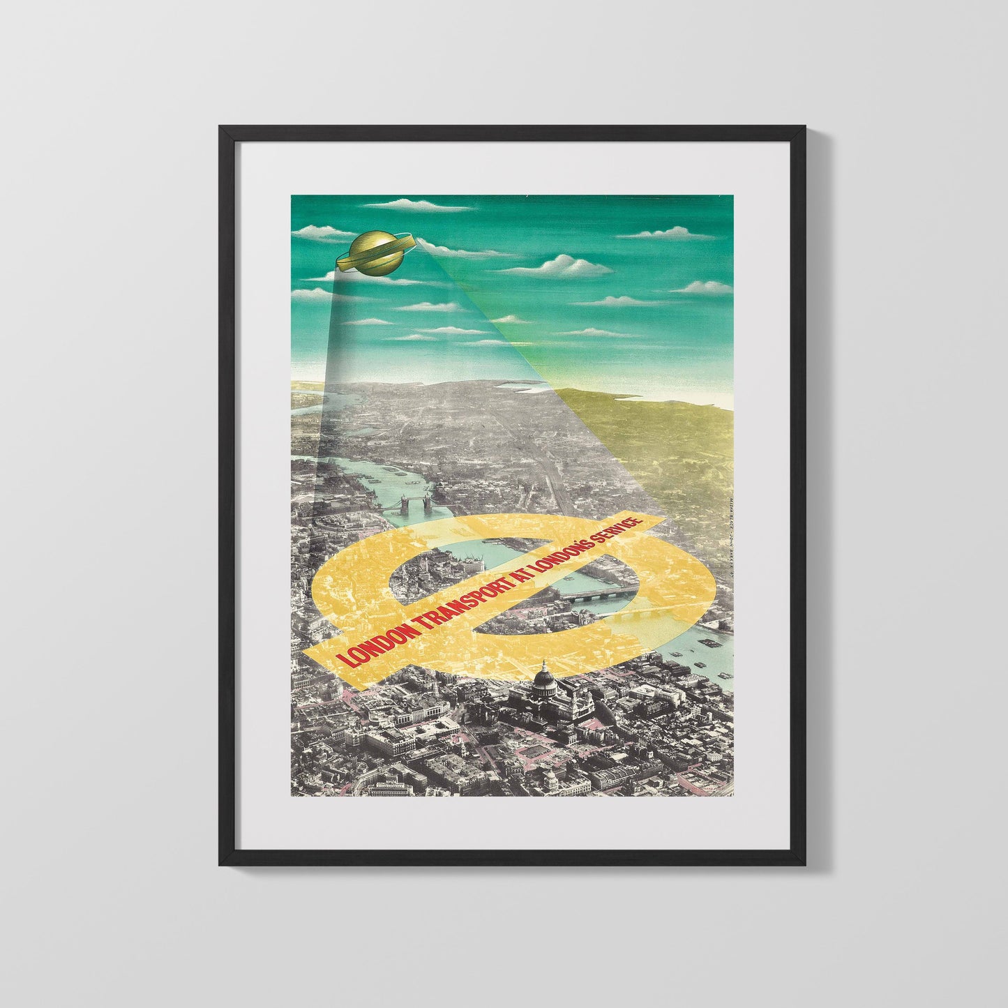 Classic Travel Poster - London - Telephone Romance