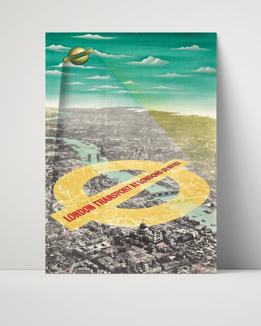 Classic Travel Unframed Poster -  London - Telephone Romance