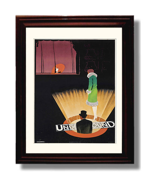 London Underground Theatre travel poster wall art 8x10 Canvas
