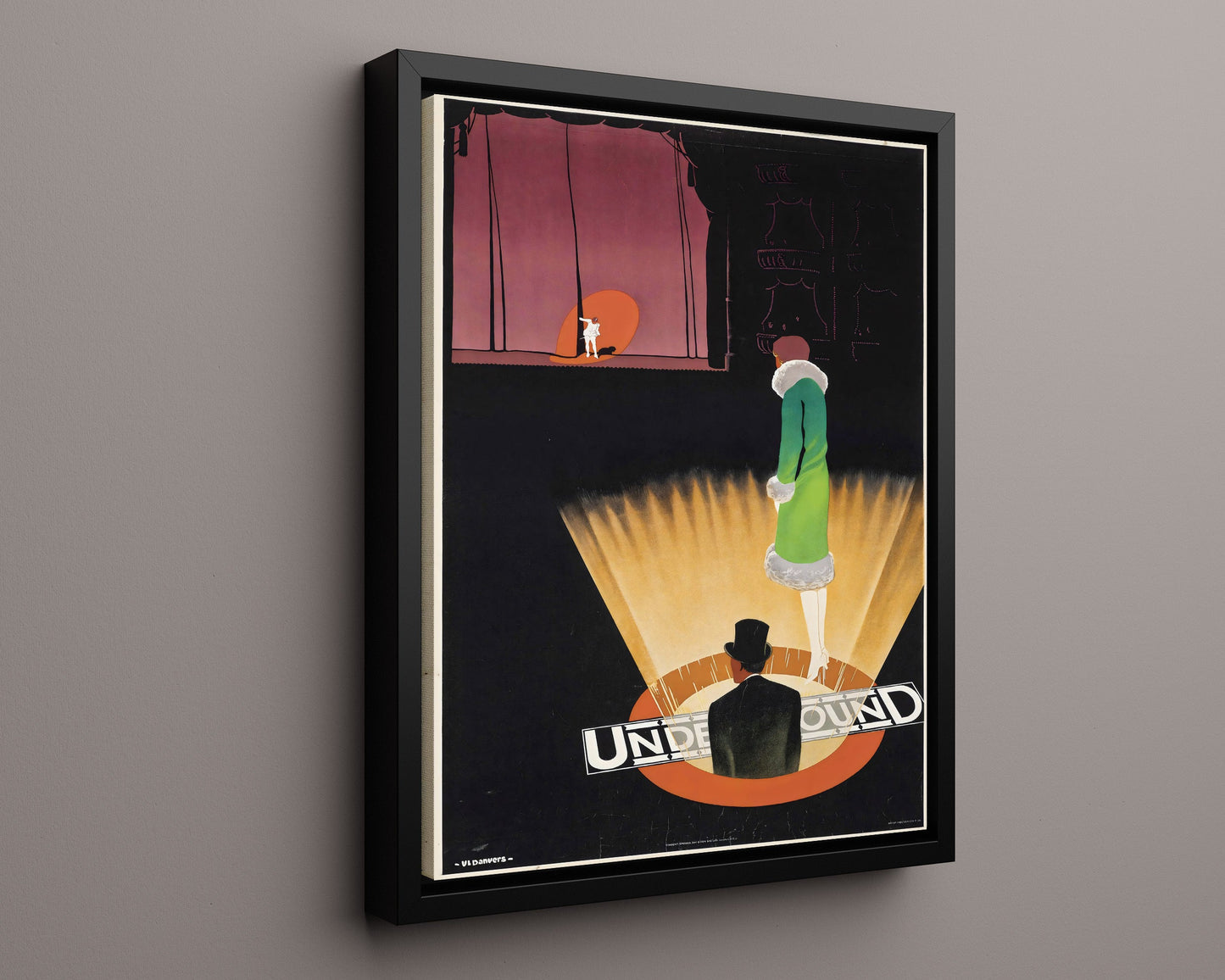 Classic Travel Poster - London - Underground Shopping