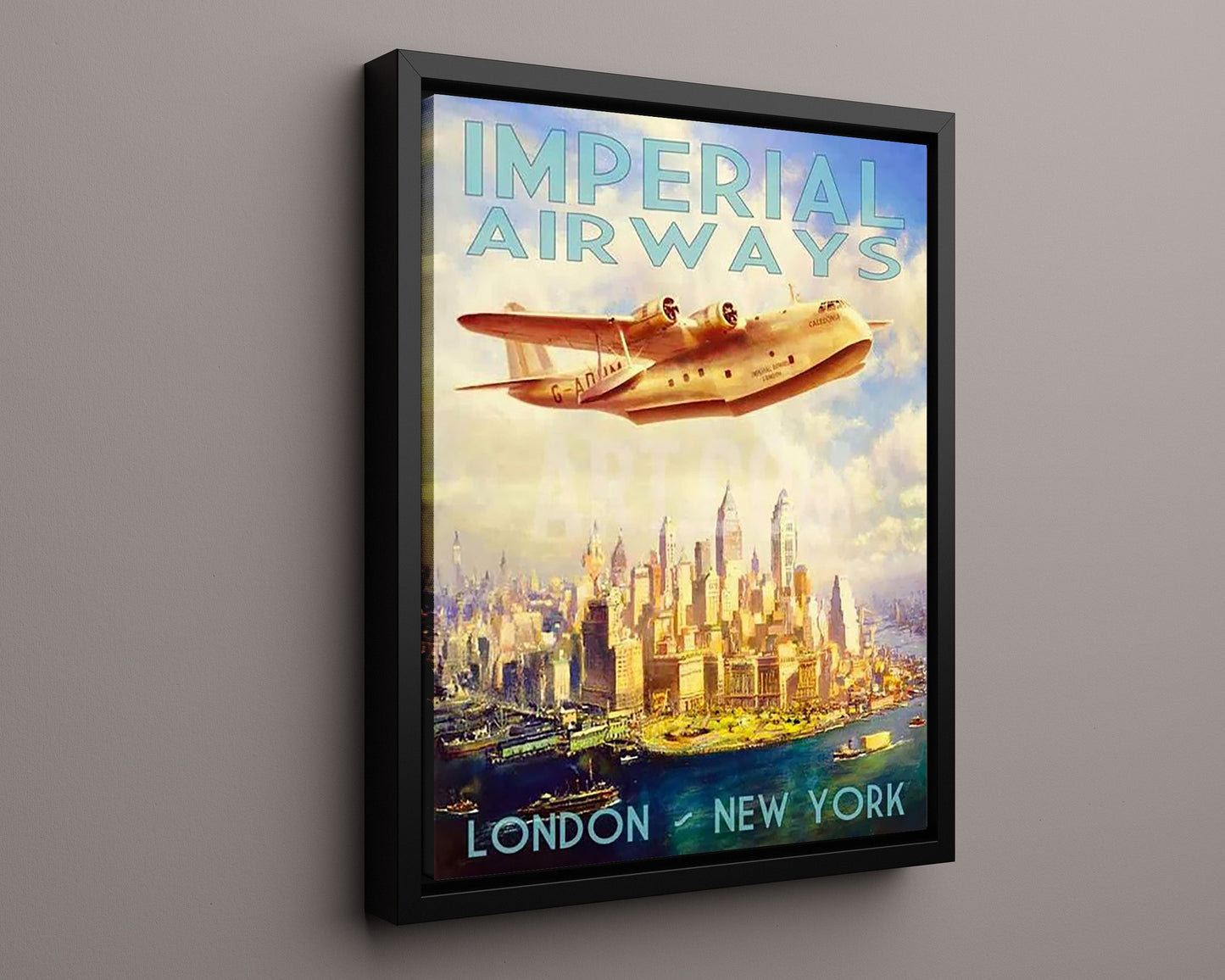 Classic Travel Poster - London - Visit the Empire Underground