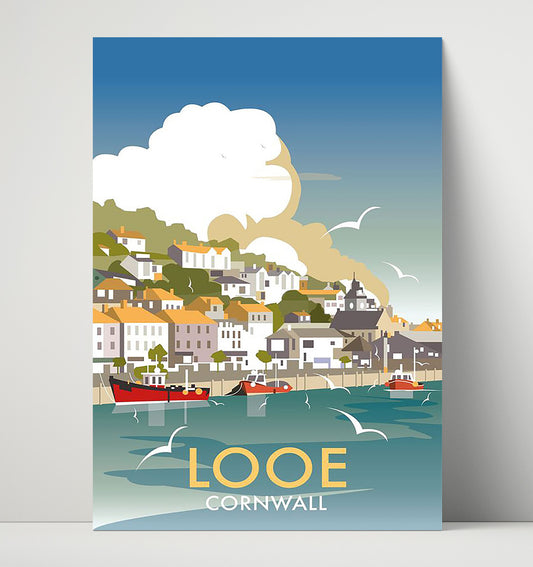 Looe Cornwall - Travel - 16x20 Unframed Print