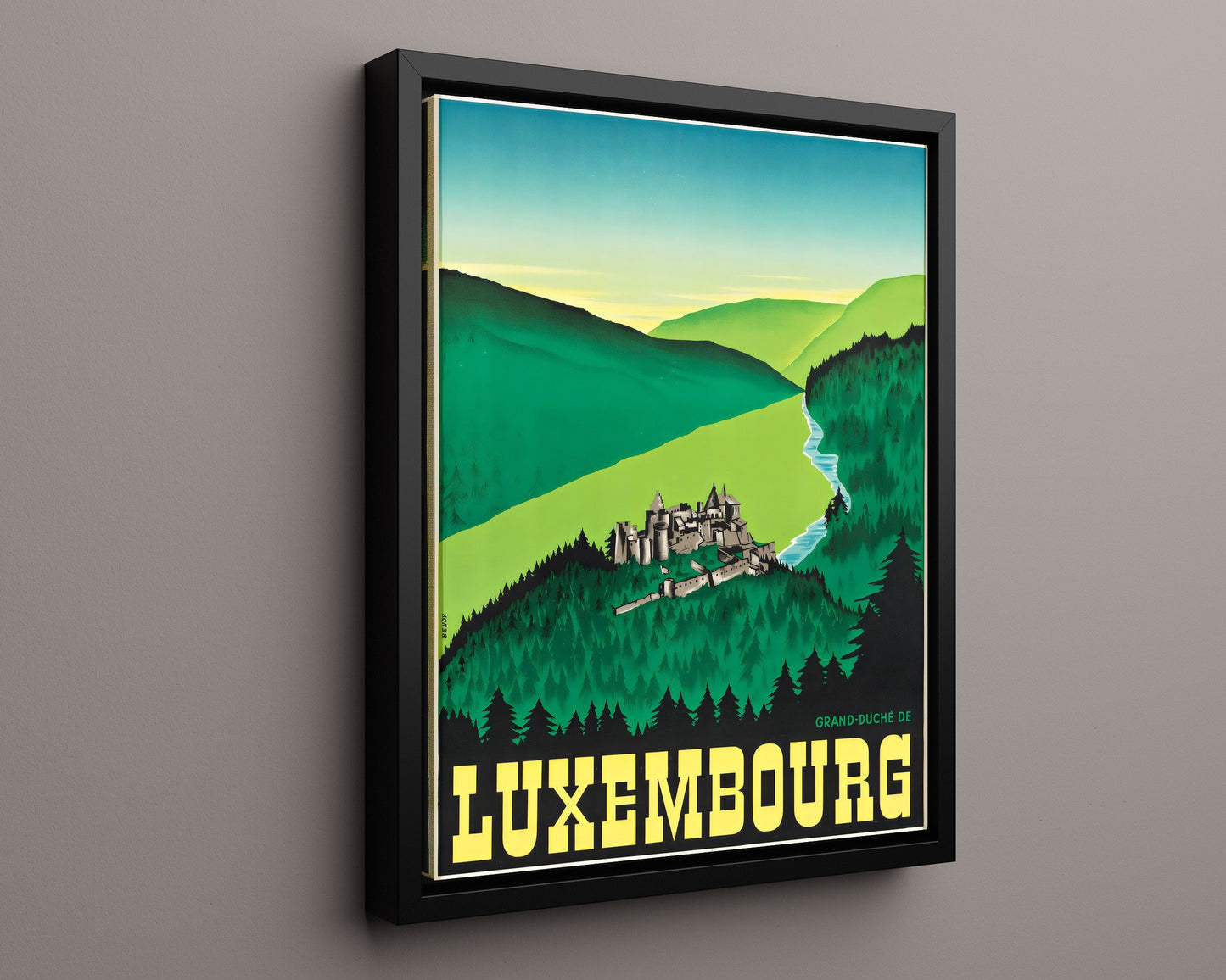 Classic Travel Poster - Luxembourg - Grand Duchy