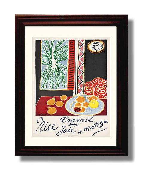 Madrid Plaza Mayor Vintage Travel Print 8x10 Beveled Frame travel wall art print