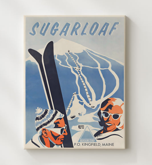 Maine Sugarloaf Ski Resort - Travel - 20x24 Canvas